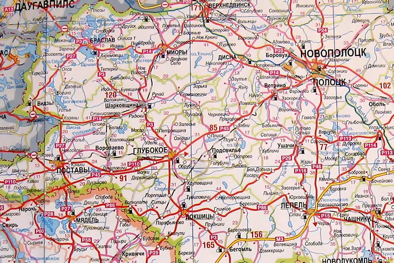 Карта Дорога на Браслав. Фото. Фотография